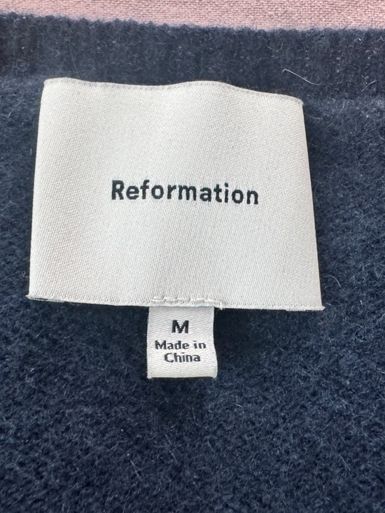 Reformation dark blue Clara cardigan - Picture 5 of 12